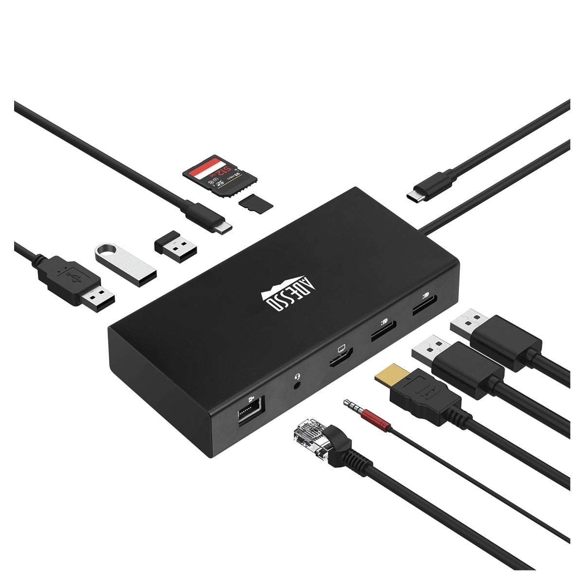 Docking Adesso 12-in-1 USB-C Multi Puerto