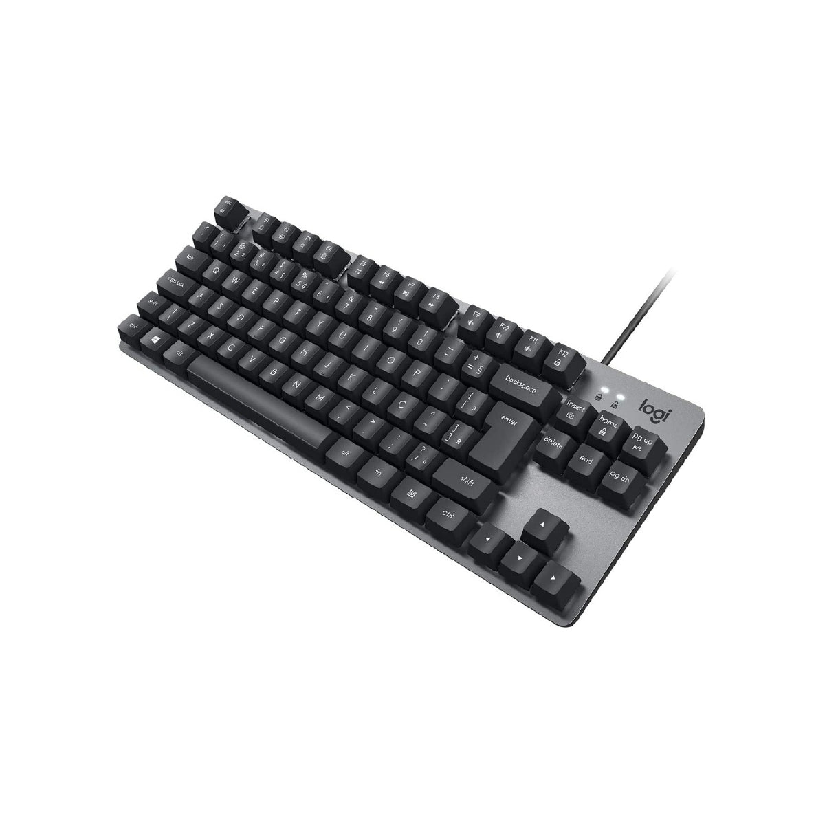 Teclado Mecánico De Aluminio Con Cable K835 Tkl Logitech Ing