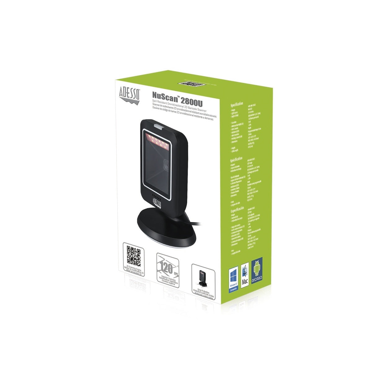 Adesso NuScan 2800U Omnidireccional 2D