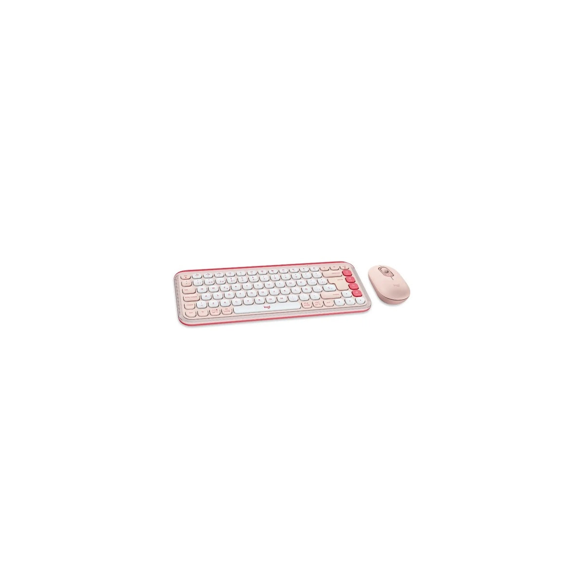 Kit Teclado Y Mouse Logitech Pop Icon Español Rosa