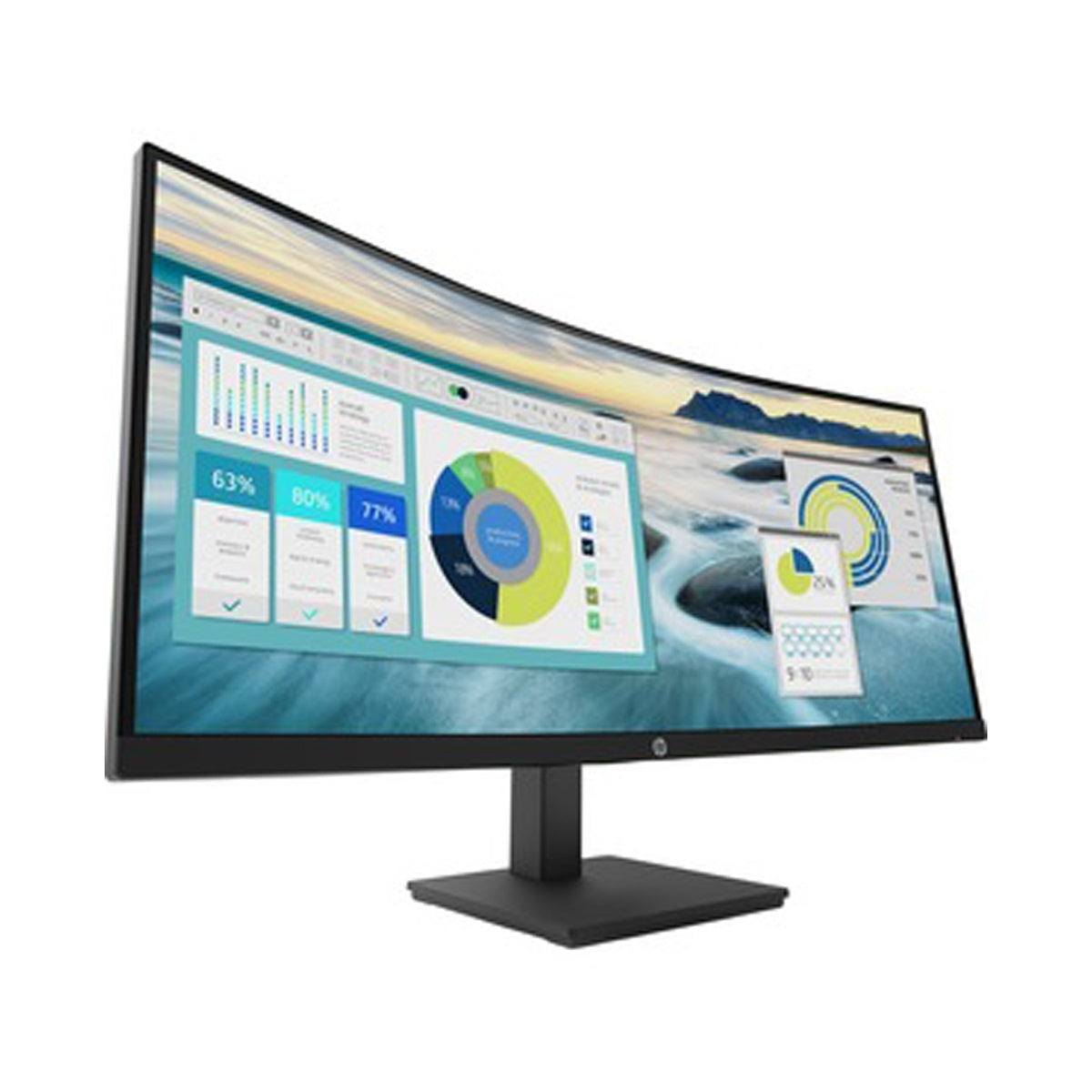 Monitor Curvo HP P34HC G4 34" WQHD Screen LCD