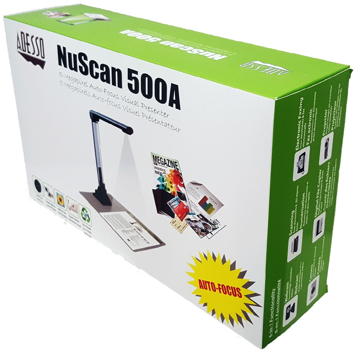 Adesso NuScan 500A - 5-Megapixel Auto-Focus Visual Presenter