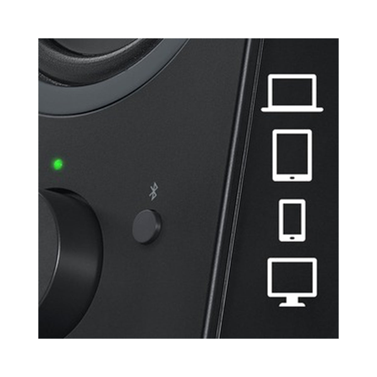 Bocina Logitech Z207 2.0 Bluetooth 3.5mm Para Pc Color Negro