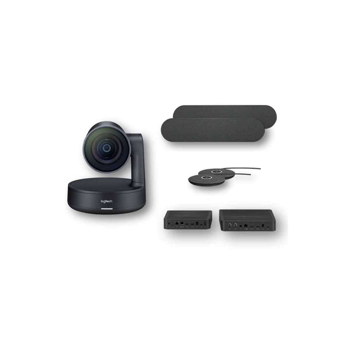 Cámara web Logitech Rally Plus Kit 4K 30FPS Negro