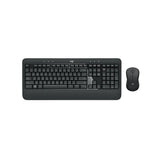 Teclado Y Mouse Inalámbrico Logitech Mk540 Inglés Us Negro