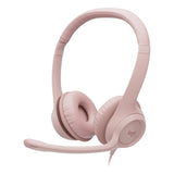 Audifonos Logitech H390 USB Computer Headset Stereo Rosa