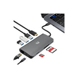 Adesso 8-in-1 USB-C Multi-Port Docking Station