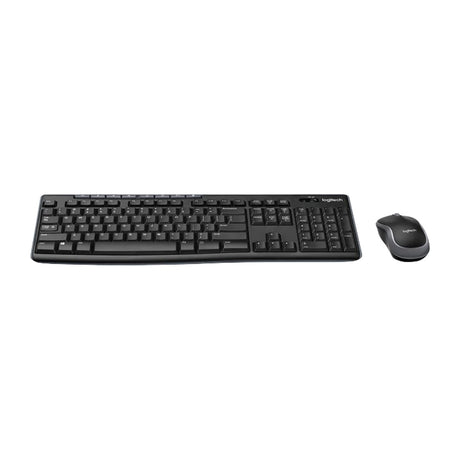 Kit Teclado Mouse Inalámbrico Logitech Mk270 Español Negro