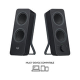 Bocina Logitech Z207 2.0 Bluetooth 3.5mm Para Pc Color Negro