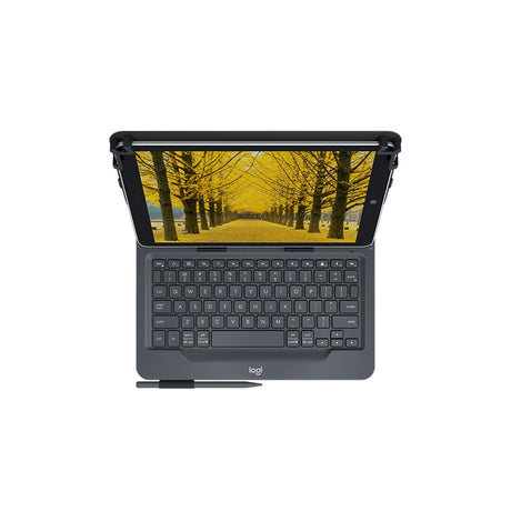 Folio Cover Logitech Universal Teclado bluetooth Negro