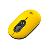 Logitech POP Mouse w/emoji -Yellow-Optical-Bluetooth