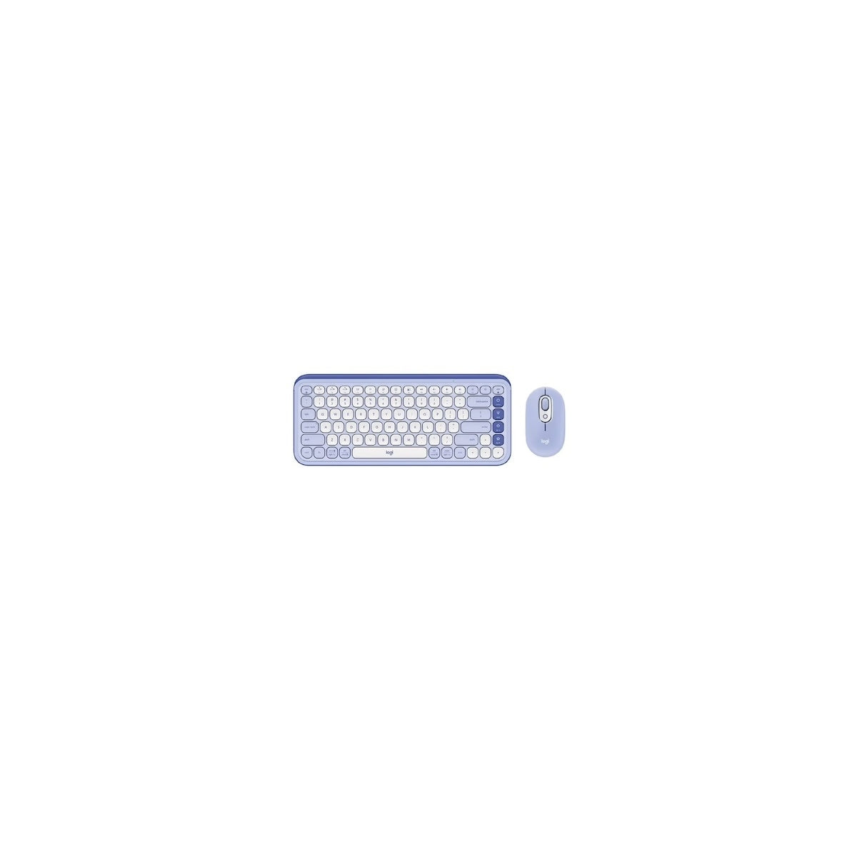 Kit Teclado Y Mouse Logitech Pop Icon Español Lila