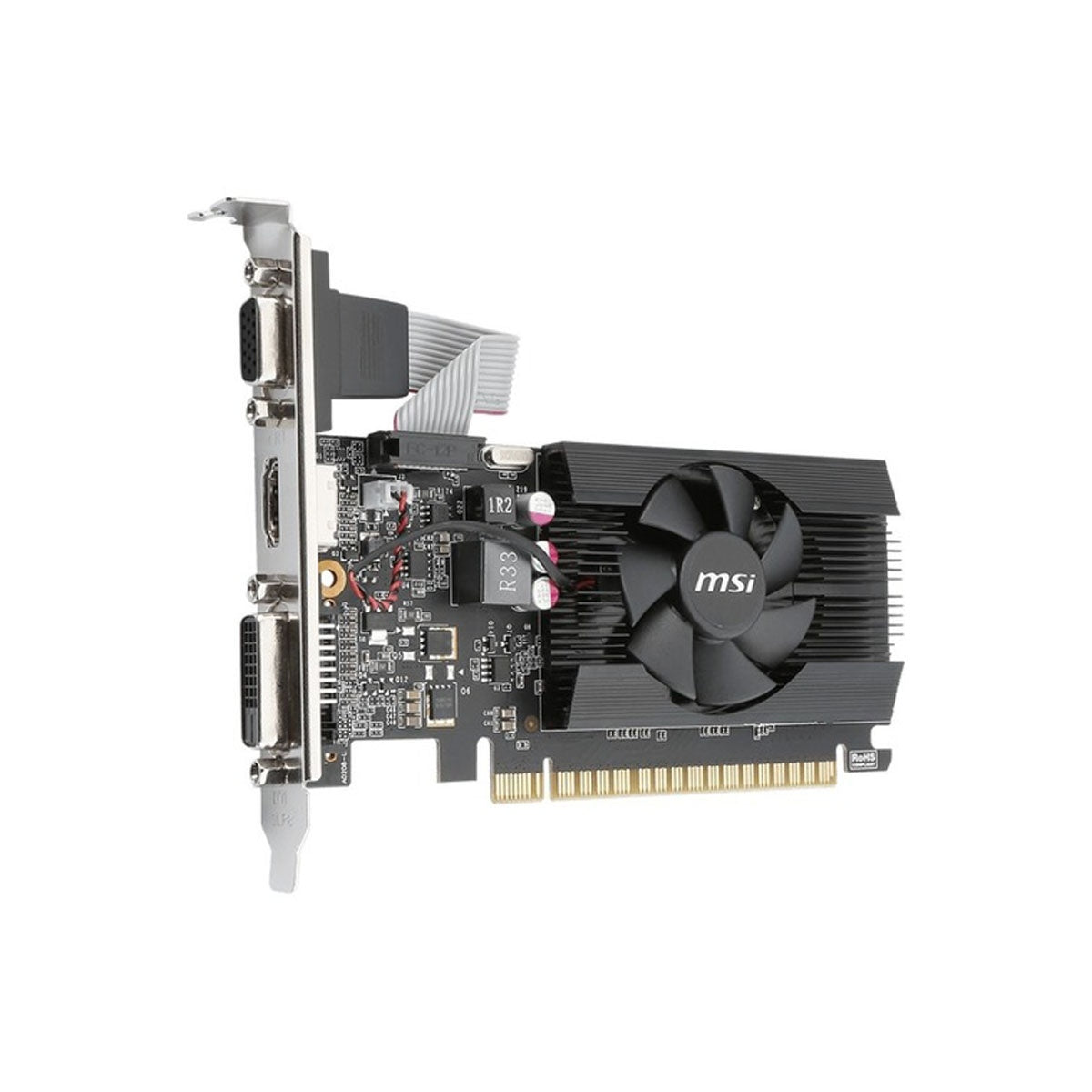 Placa de Video MSI GT 710 2G DDR3 PCI-E Low Profile