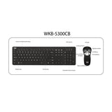 Adesso Air Mouse Go Plus con teclado de tamaño completo