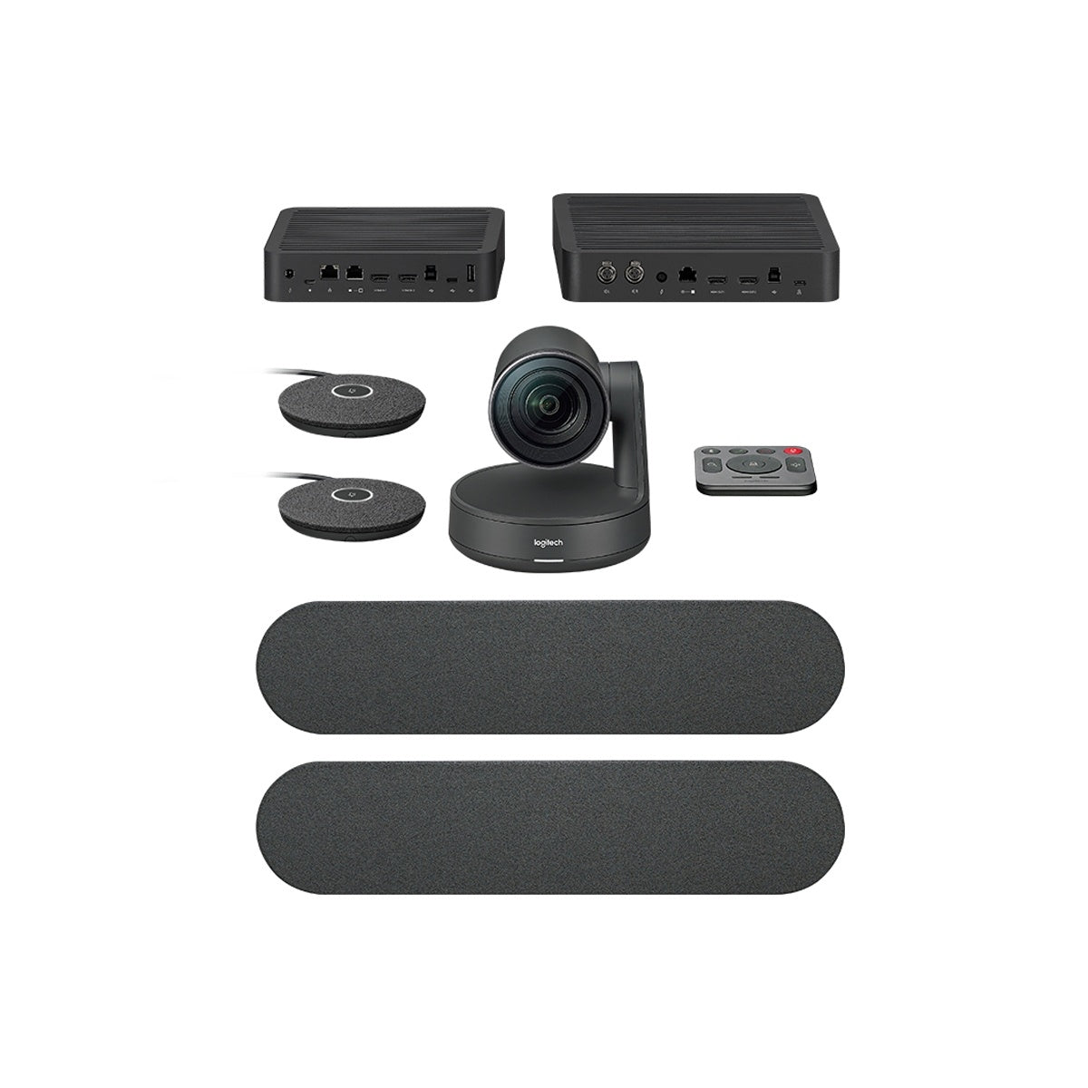 Cámara web Logitech Rally Plus Kit 4K 30FPS Negro