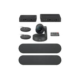 Cámara web Logitech Rally Plus Kit 4K 30FPS Negro