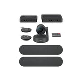 Cámara web Logitech Rally Plus Kit 4K 30FPS Negro