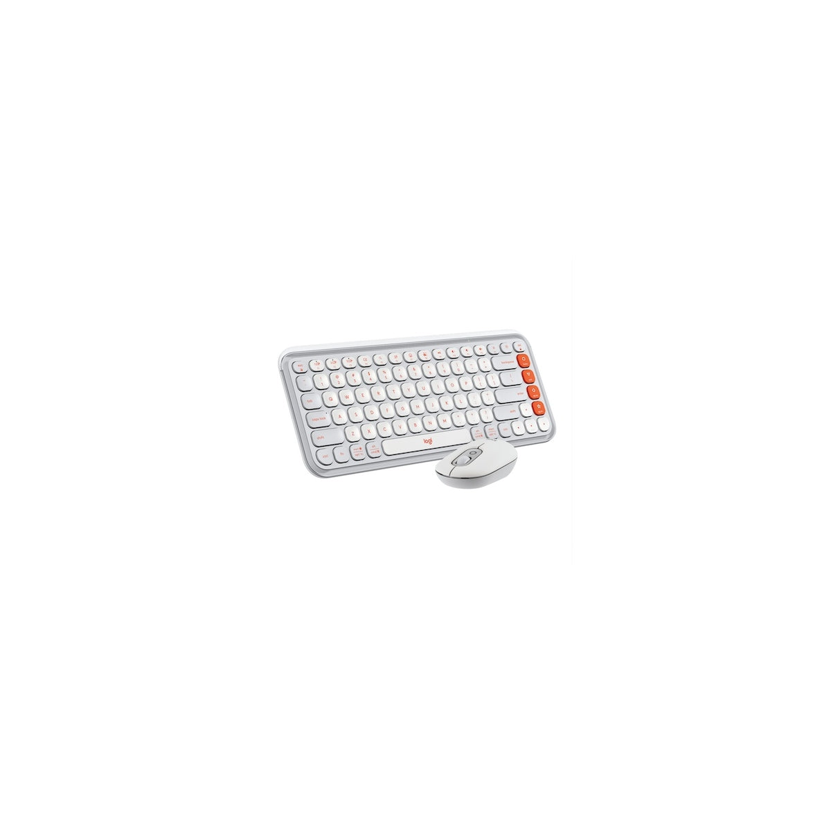 Kit Teclado Y Mouse Logitech Pop Icon Español Blanco