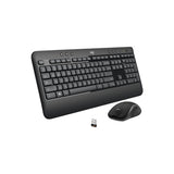 Kit Teclado Y Mouse Inalámbrico Logitech Mk540 Español Negro