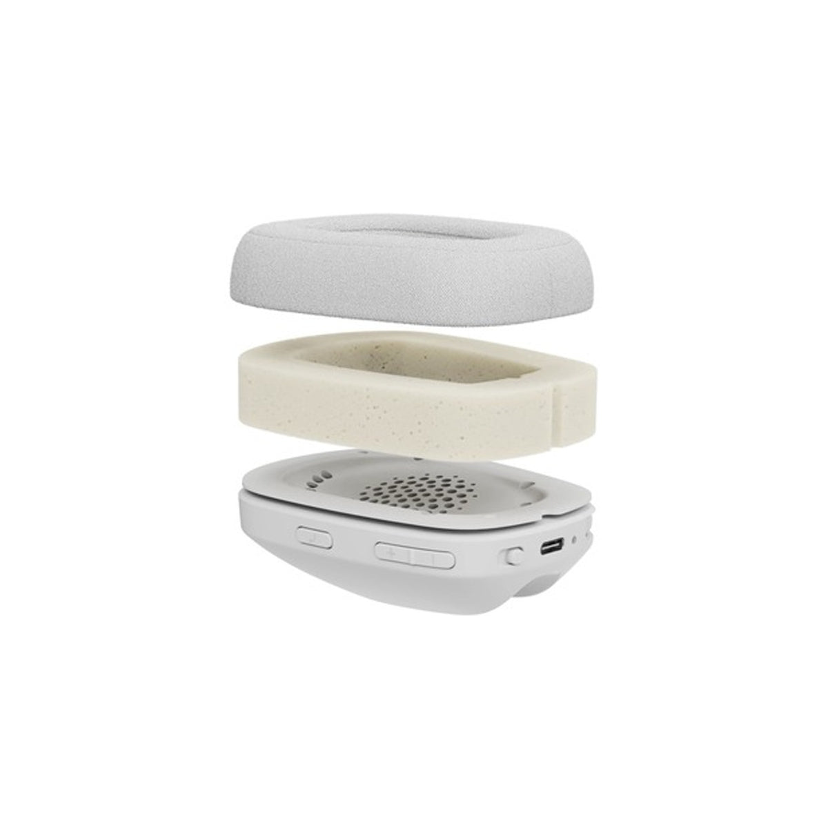 Audífono Logitech Zone Vibe 100 Inalambrico bt  - Raw Blanco