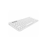 Teclado Bluetooth Logitech K380 Qwerty Español Color Blanco