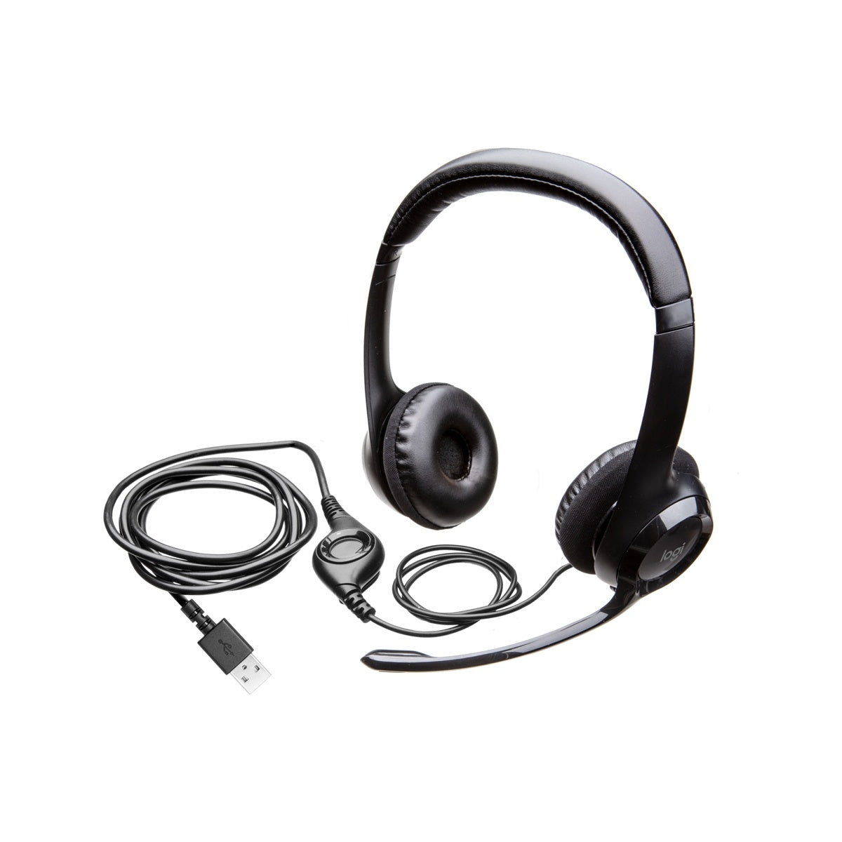 Auriculares Logitech H390 USB Computer Headset Stereo Blanco