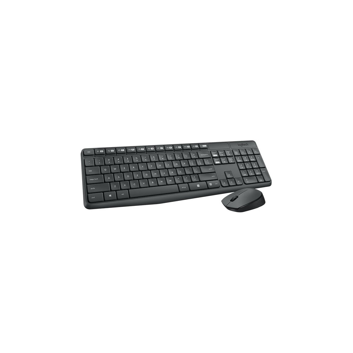 Kit teclado Y Mouse Inalámbrico Logitech Mk235 Español Negro