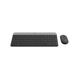 Kit De Teclado Y Mouse Inalámbrico Logitech Mk470 Esp Negro
