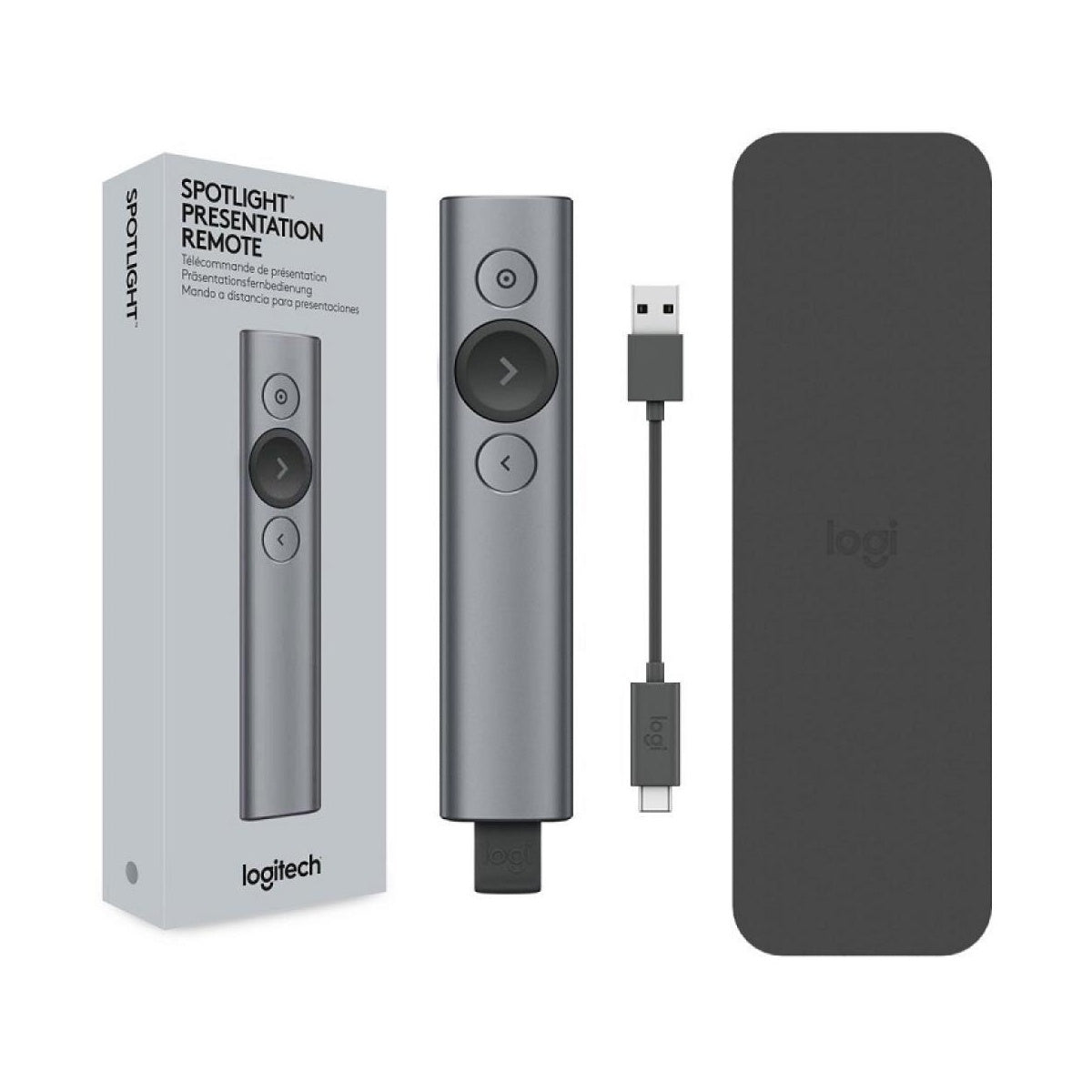 Presentador Inalámbrico Spotlight Logitech 30m Bt