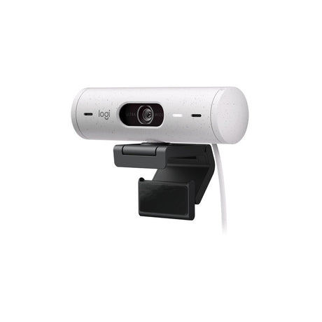 Camara Web Logitech Brio 500 Micrófono 1920x1080 Blanco