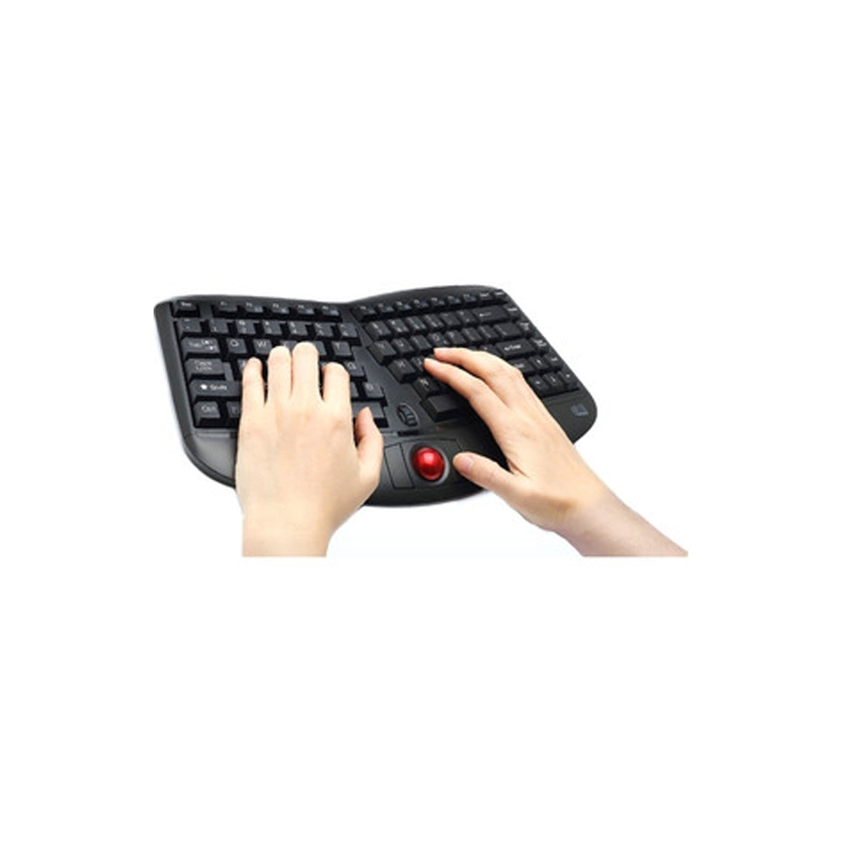 Adesso Tru-Form Media 3150 - 2.4 GHz- Teclado con TrackBall