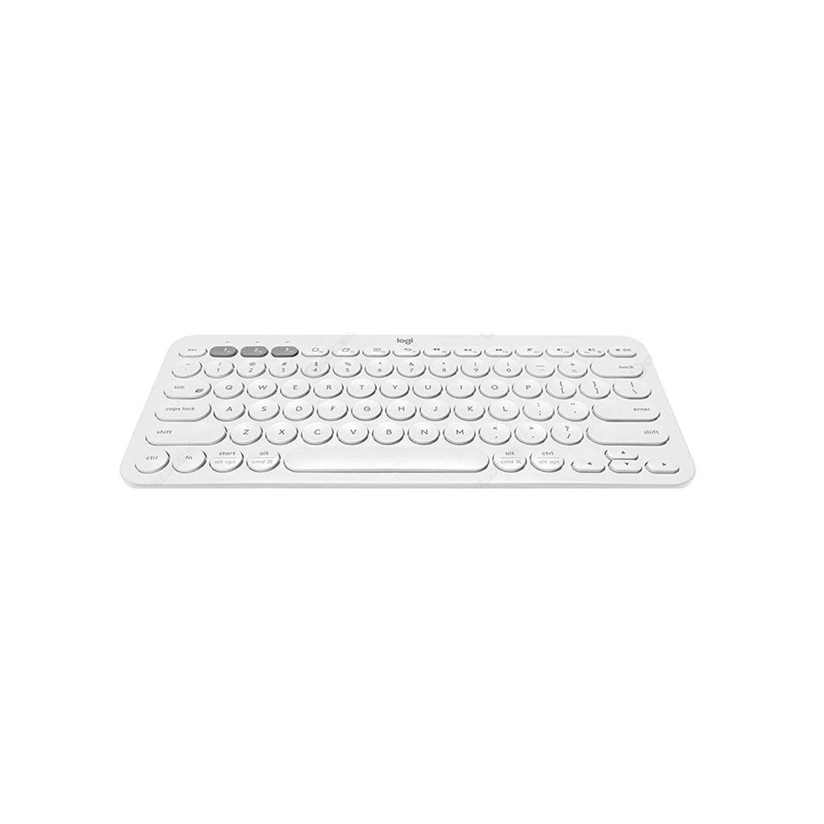 Teclado Bluetooth Logitech K380 Qwerty Español Color Blanco