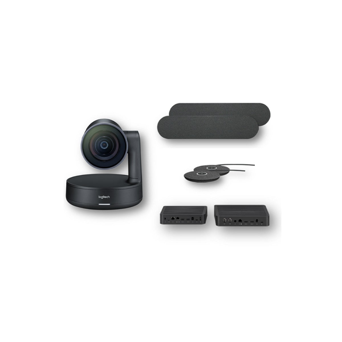Cámara web Logitech Rally Plus Kit 4K 30FPS Negro