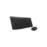 Kit Teclado Y Mouse Inalámbrico Logitech Mk270 Español Negro