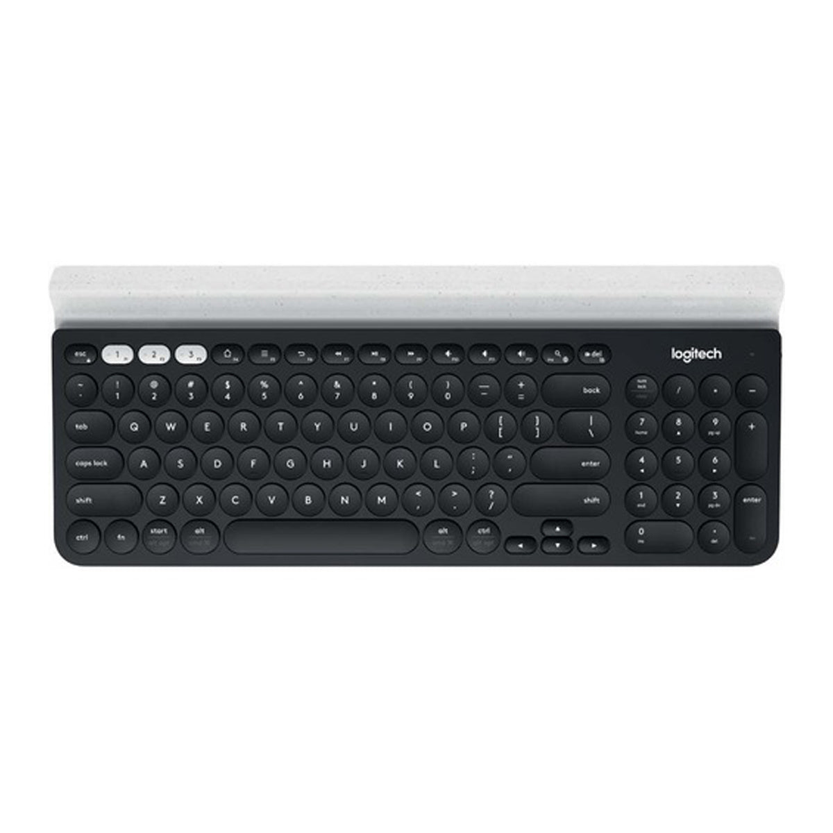 Teclado Logitech K780 QWERTY español negro blanco bluetooth