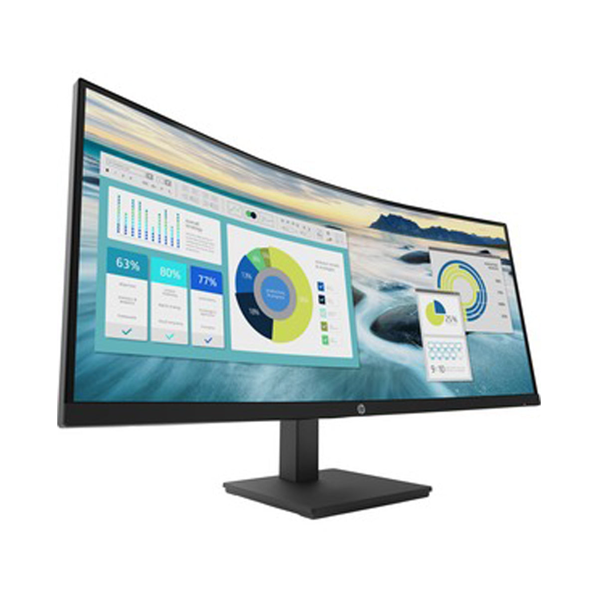 Monitor Curvo HP P34HC G4 34" WQHD Screen LCD