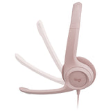 Audifonos Logitech H390 USB Computer Headset Stereo Rosa