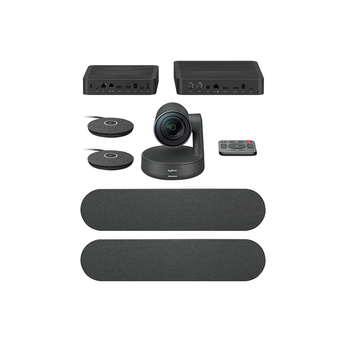 Cámara web Logitech Rally Plus Kit 4K 30FPS Negro