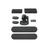 Cámara web Logitech Rally Plus Kit 4K 30FPS Negro
